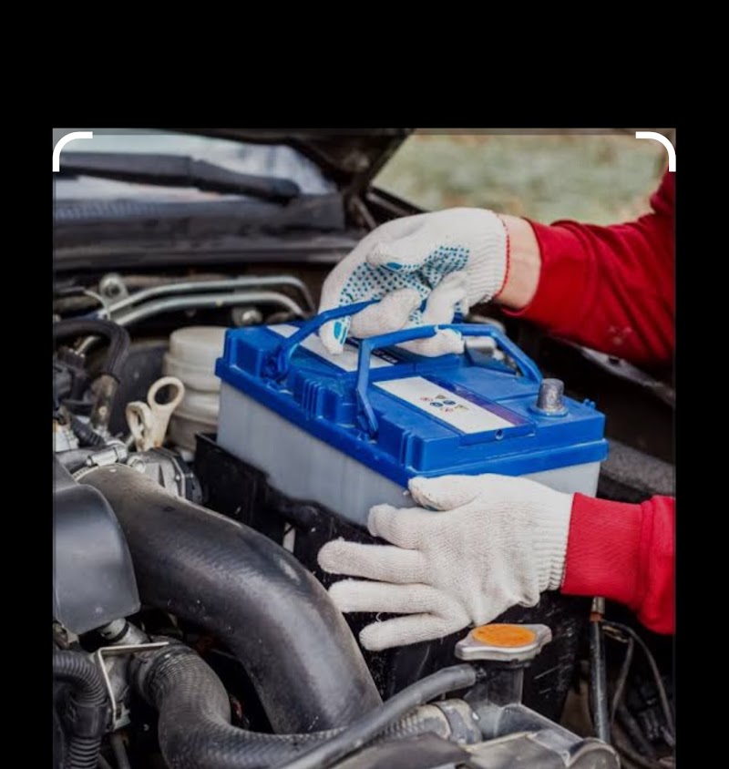 Car battery car mechanic car ac service photo