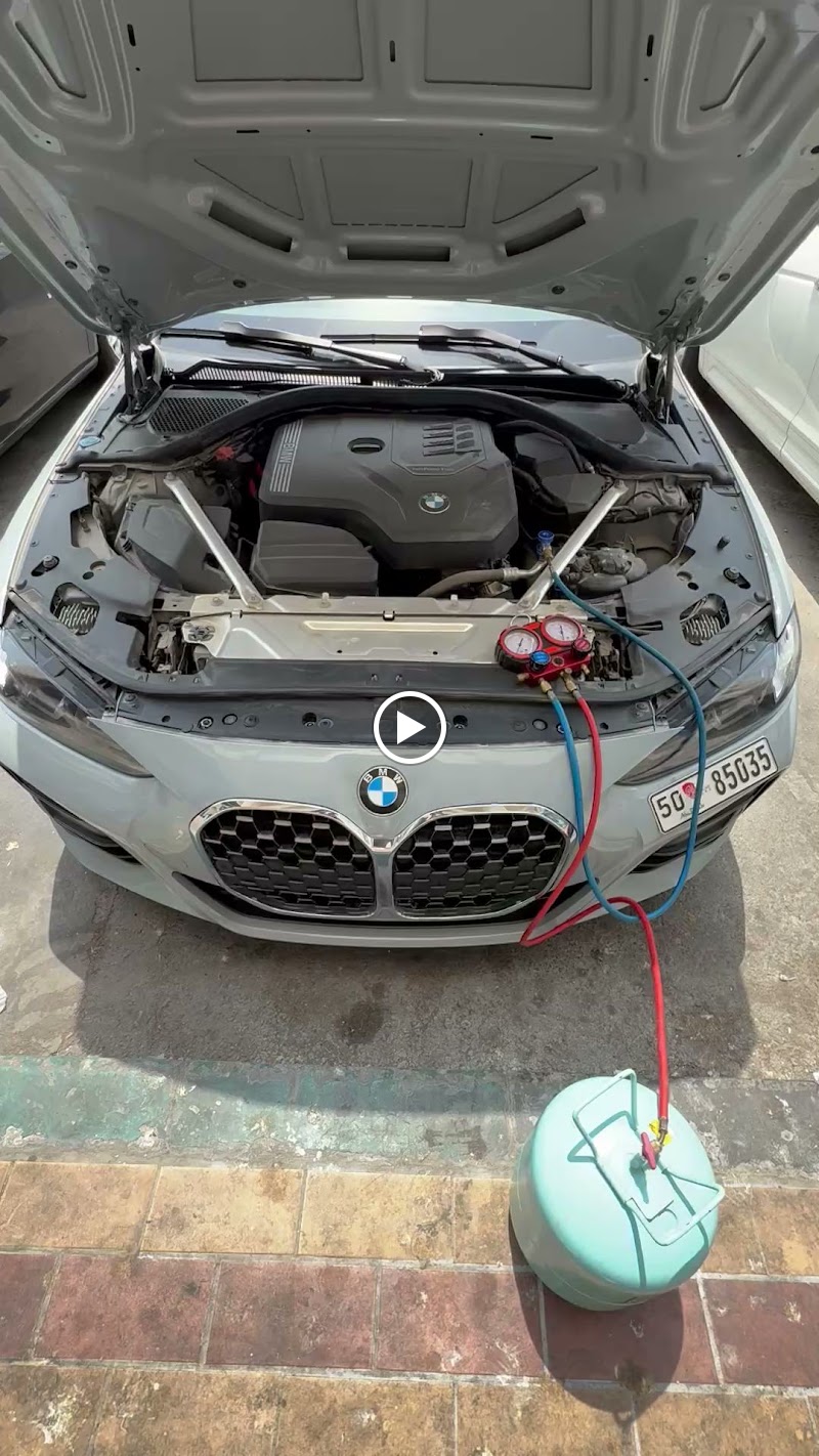 Car battery car mechanic car ac service photo
