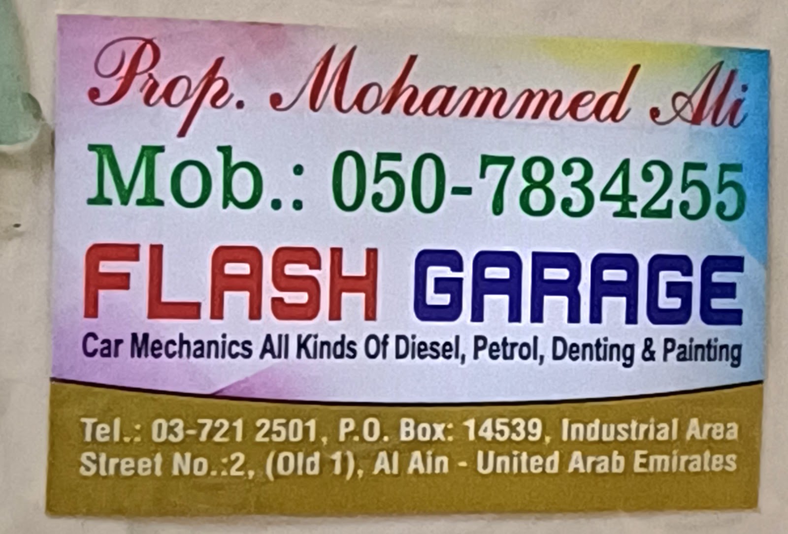 Flash Car Mechanics Garage photo