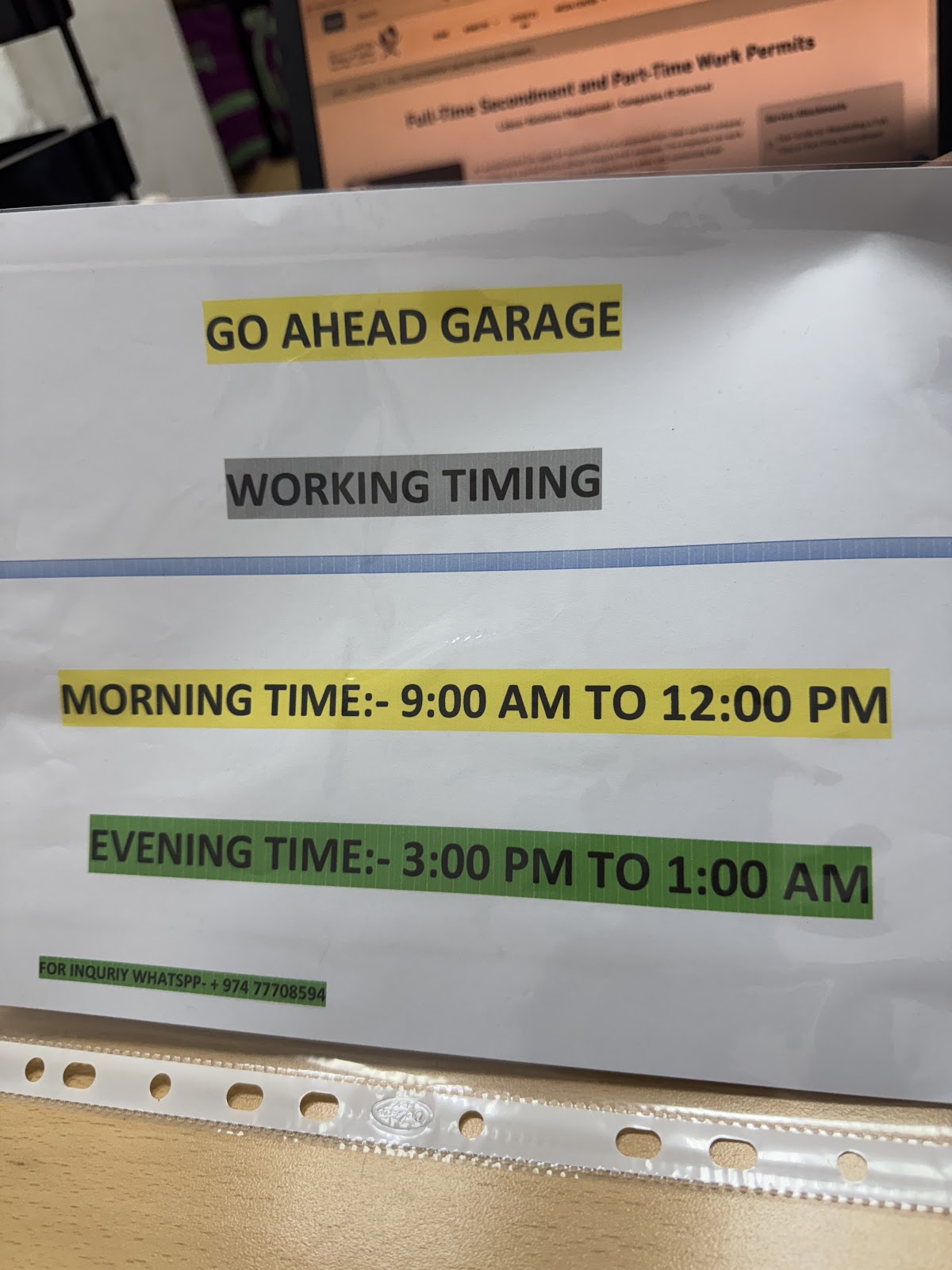 GO AHEAD GARAGE photo