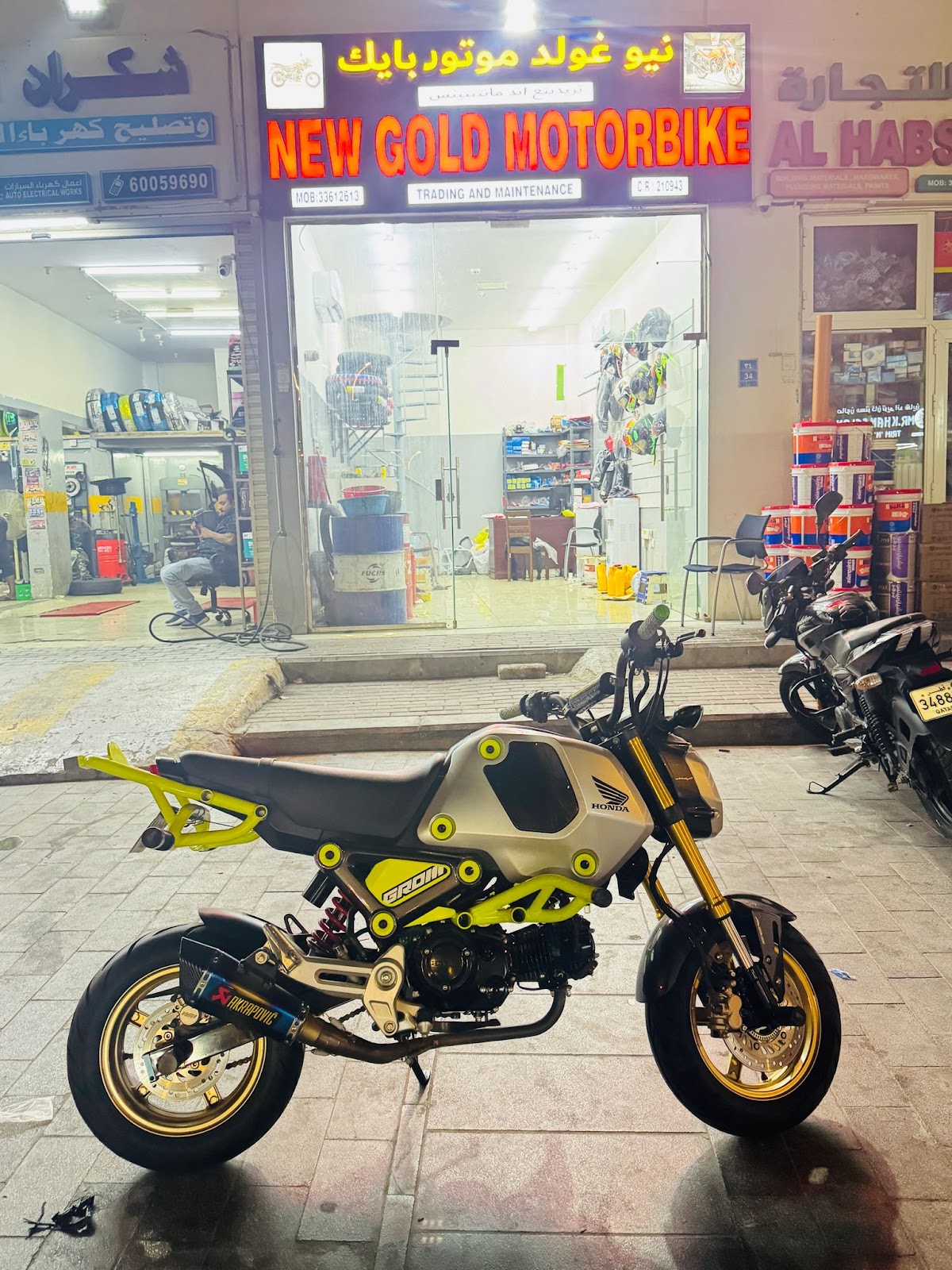 New Gold motorbike Services. photo
